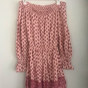 Hollister off the shoulder floral dress